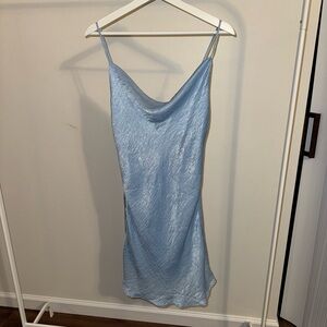 Altar’d State Light Blue Slip Dress